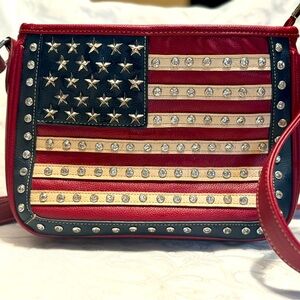 Montana West American Flag purse